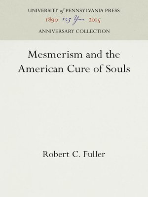 cover image of Mesmerism and the American Cure of Souls